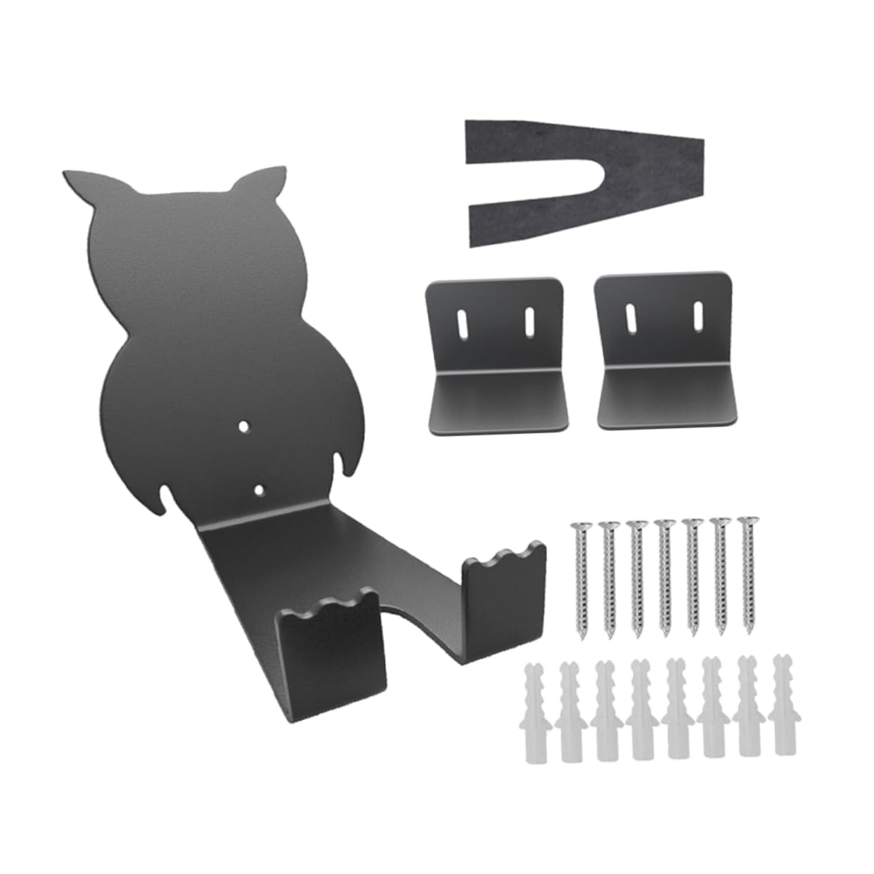 Gogogmee 1Set Owl Bike Wall Mount Rack Sturdy Indoor Storage Hanger for Bikes Space Saving Garage Display Rack Elegant Design Present for Bike Enthusiasts