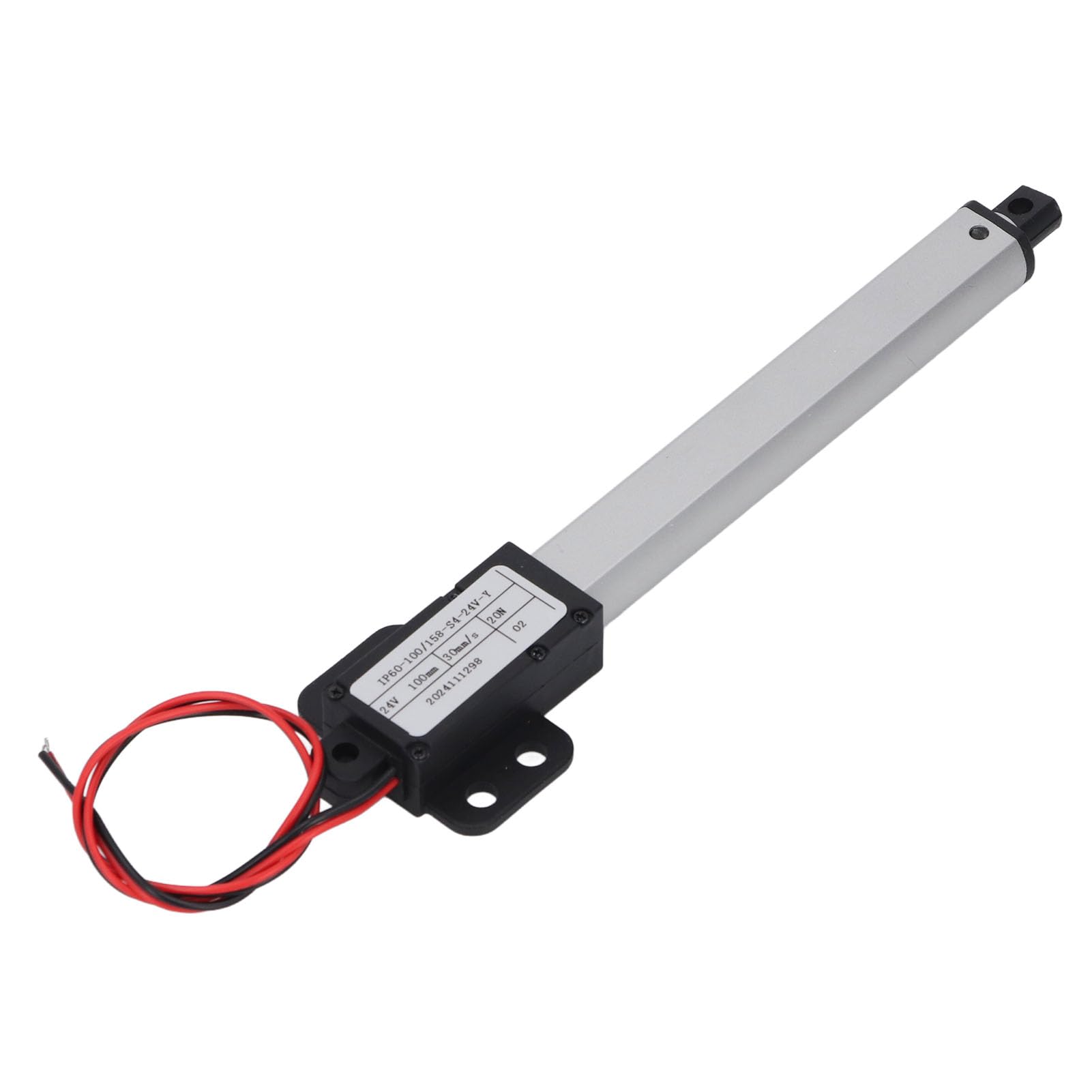 Mini Motion Actuator 100 mm Scate 20n Spingta telescopina automatica AC 24V Miniatura elettrica Attuatore lineare Attuatore versatile Applicazione industriale e domestica Uso