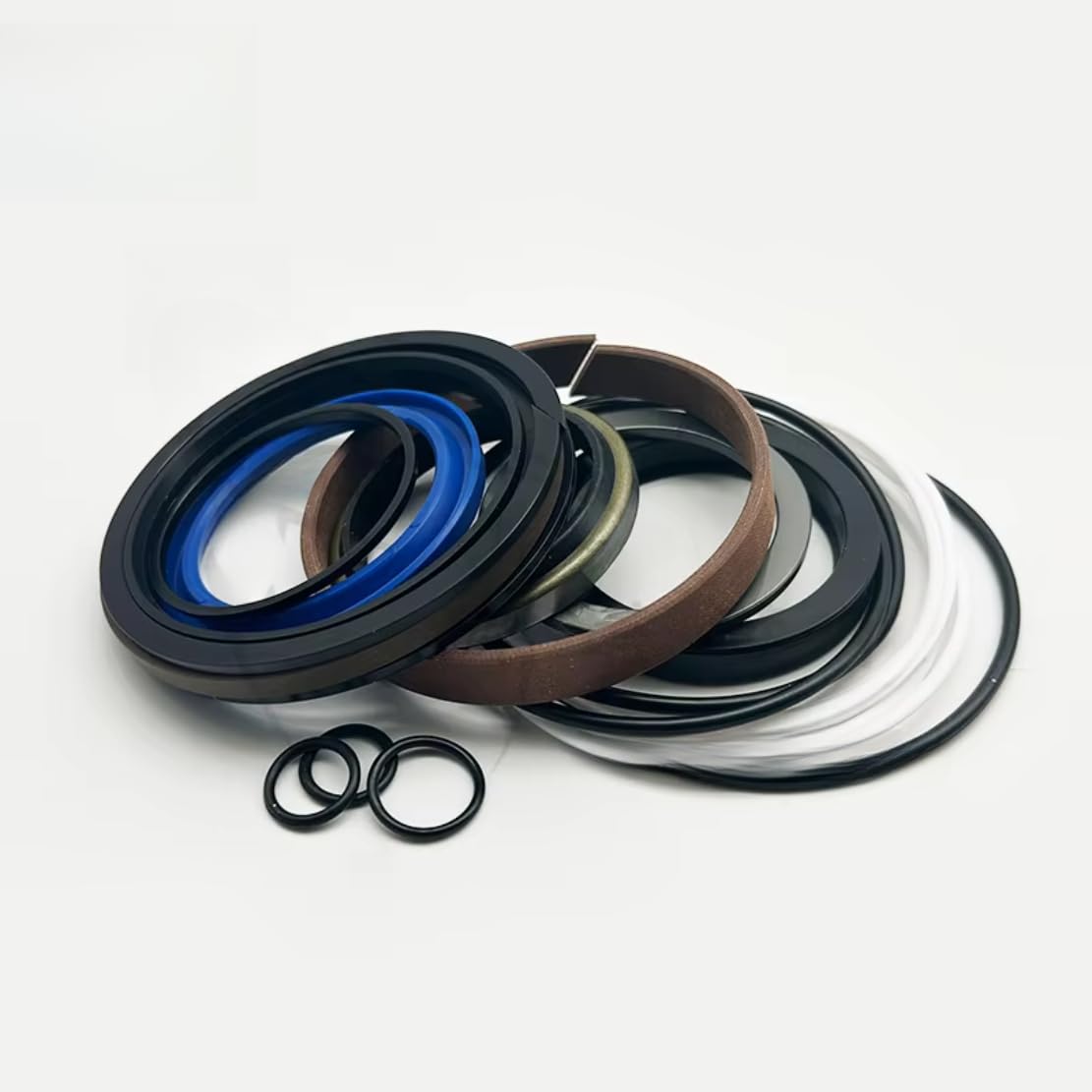 TALUADA Excavator Parts Compatible with Komatsu PC40MR PC40MR-2 Hydraulic Cylinder Repair Kit 707-98-29500 Hydraulic Boom Cylinder Seal Kit Machinery Parts (707-98-29500)