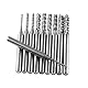 10 Stück Hartmetall-Schaftfräser Bohrer 1,0 Mm 1,5 Mm 2,0 Mm 2,5 Mm 3,0 Mm Schneidkantendurchmesser für Leiterplatten Kunststoff Edelstahl und Kupfer