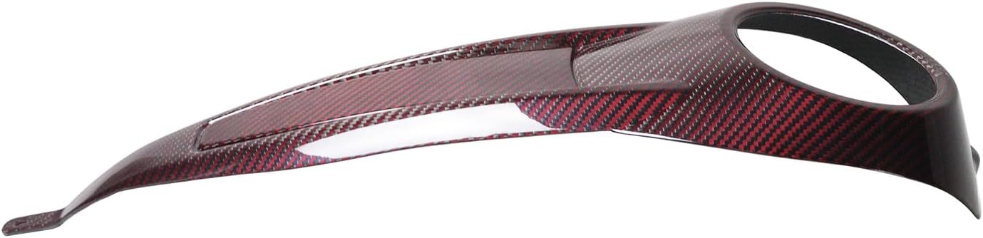 POWER JAMES 100% Red Carbon Fiber Gas Fuel Tank Panel Console Compatible with 2023-2025 Touring CVO Street Glide, Road Glide, FLHXSEST, FLTRSEST, 2025 FLHX, FLTR (RED)