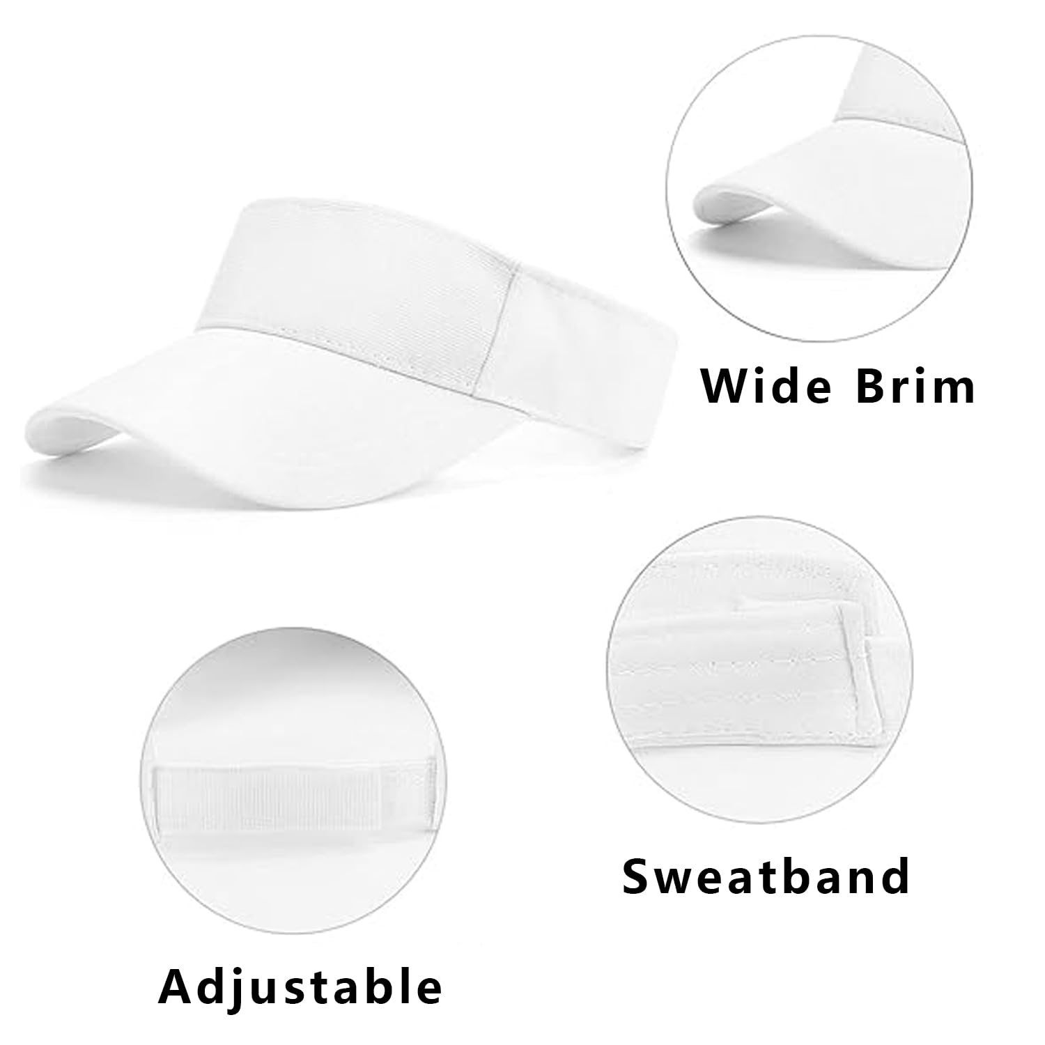 Gorra de verano para niños de 4 a 10 años, visera ajustable para golf, tenis, playa, verano, deportes