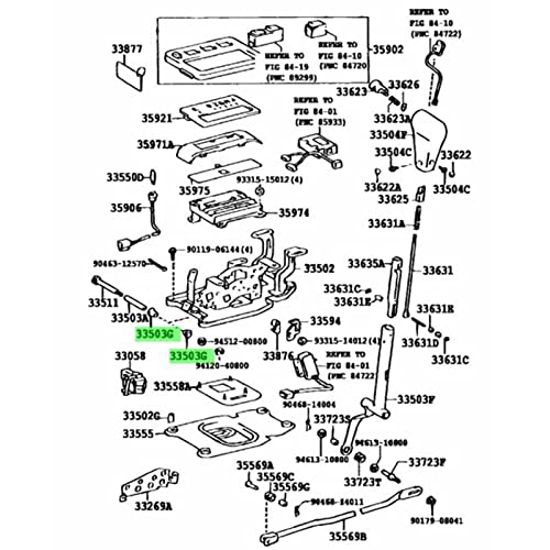 Tqponly 133884 Transmission Shift Bushing,Compatible With Toyota 4Runner Camry Celica Cressida Mr2 Supra Tacoma Pickup Gear Shifter Bushing #TOP3