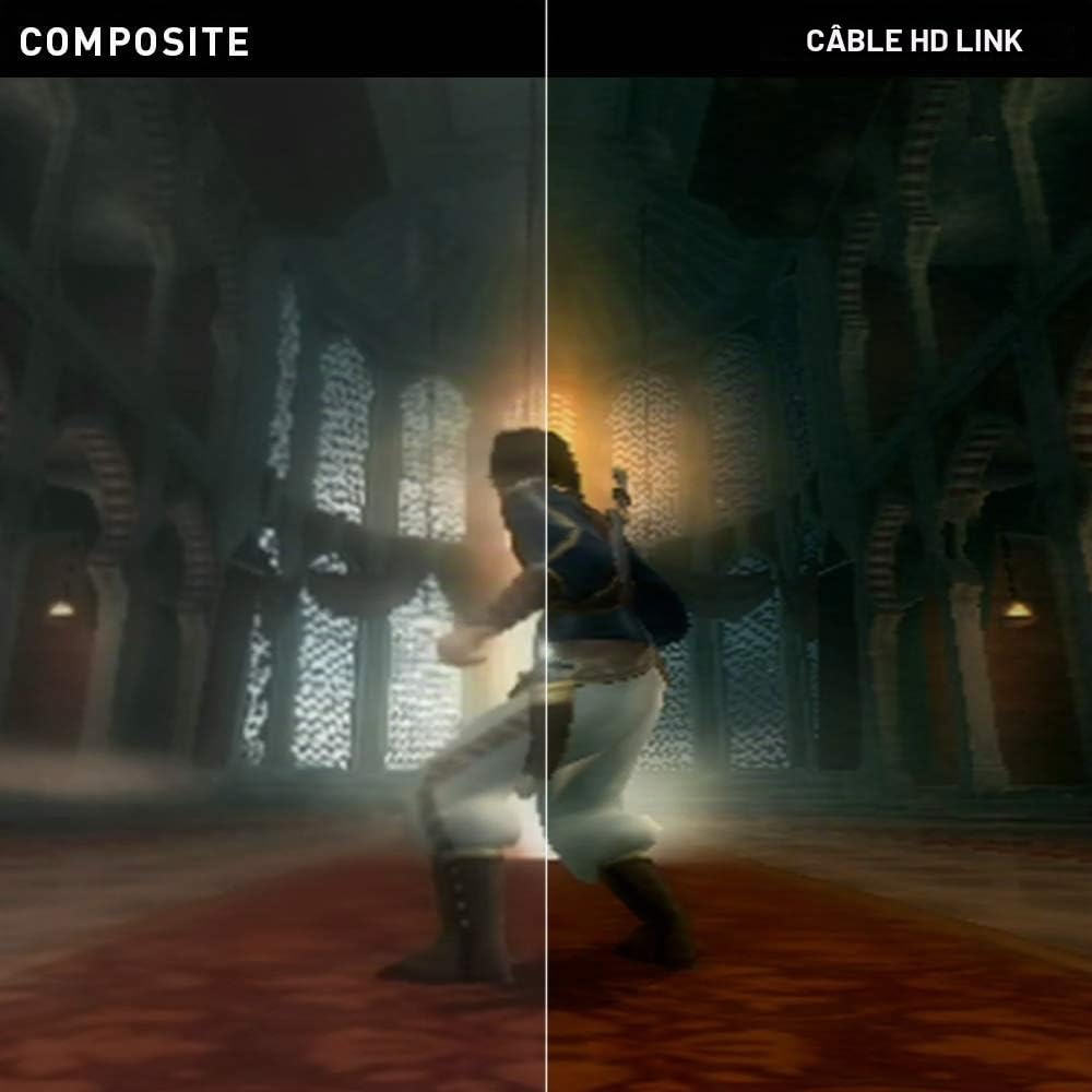 POUND Câble Adaptateur Hdmi pour Xbox Original - Compatible avec Tous Les Téléviseurs Modernes, Câble Hdmi pour Une Qualité Vidéo HD et Une Résolution 480i/720p sur Xbox Classic