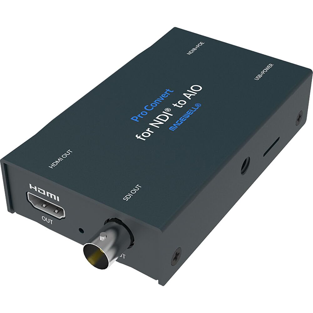 Amazon.com: Magewell Pro Convert for NDI to AIO – IP, NDI, NDI HX