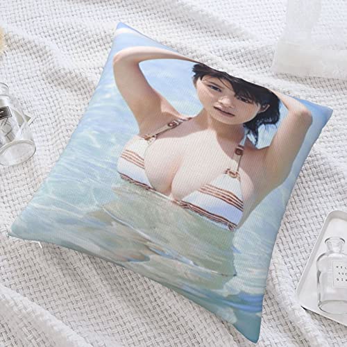 枕カバー 馬場ふみか ばば ふみか クッションカバー 正方形 装飾枕カバー 車 ソファ背当て ホーム 座布団カバー 部屋 抱き枕カバー 室内装飾 部屋 ソファー オフィス 車用 背もたれ 枕飾り 萌えグッズ 四季通用 インテリア おしゃれ 人気 かわいい 軟らかい 装飾 部屋 ソファー オフィス 車用 プレゼント 洗える 45×45cm