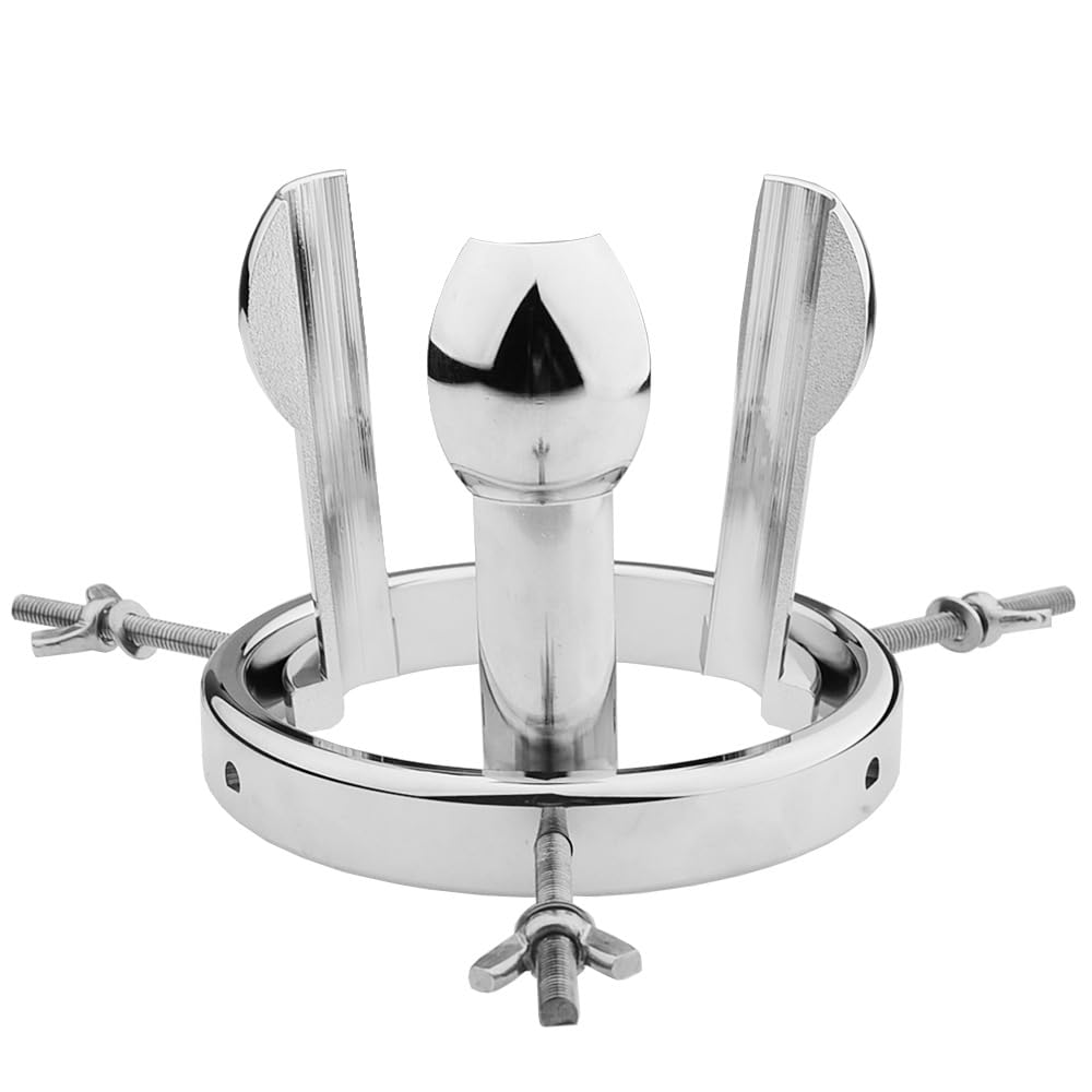 Extreme Anal Dilatateur Vaginal Anal Stretcher Creux Écarteur Anal Plug Anal Spéculum Réglable Sex Toy Fesses Métal Anal Expander SM Sex Toys pour Hommes Femmes (Version Haute)