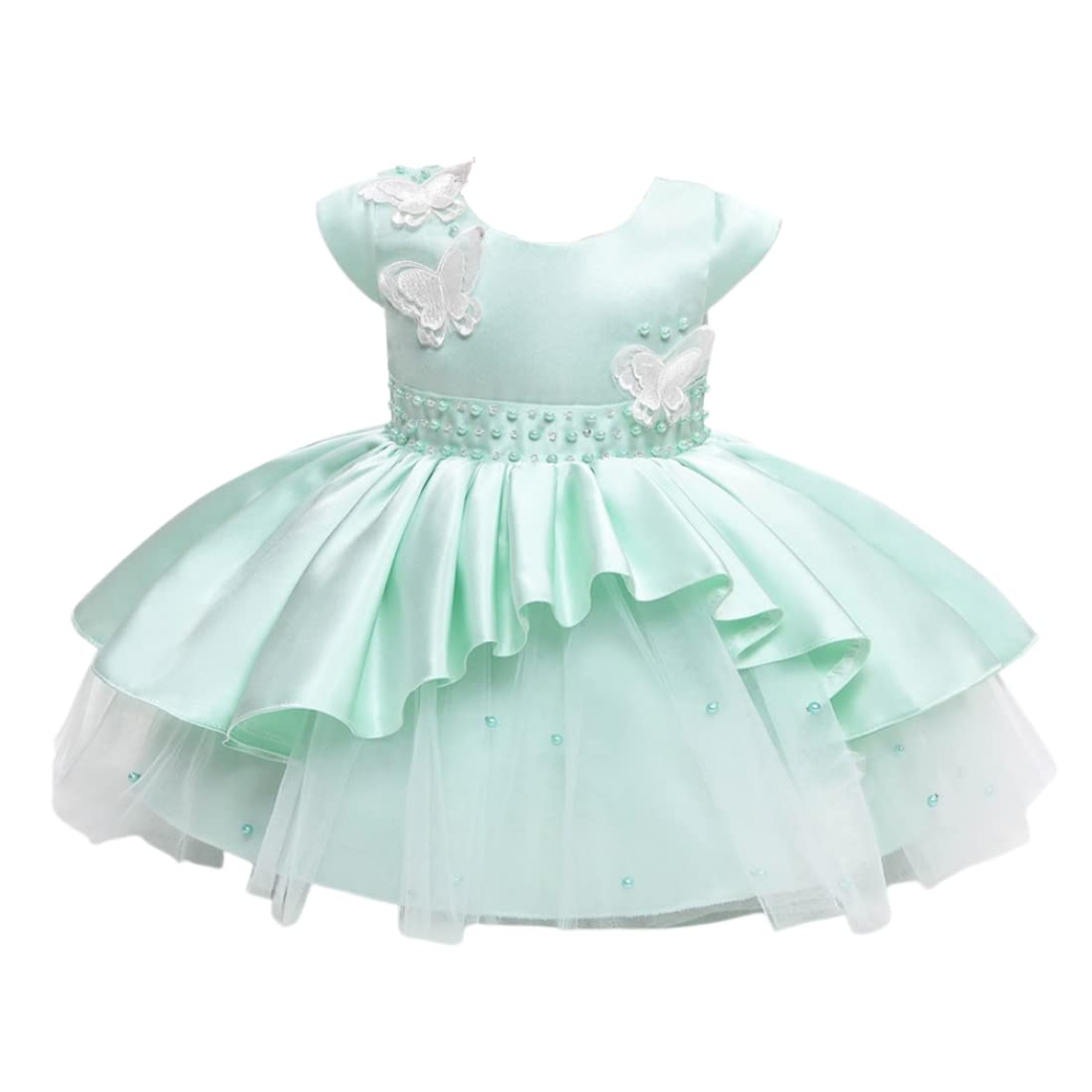 Cosplay Life Floral Dress for Girls and Young Adults Fashion Flower Waistline Kids Party Festival Dress Ages 2-6 Years Old