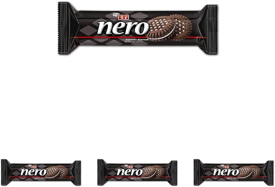 Eti Nero Kakaolu Bisküvi 110 g 4lü paket