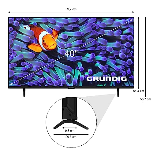 GRUNDIG 40 VOE 631 Fernseher 40 Zoll (100 cm) Full HD LED TV, Android 11 TV, Triple Tuner, USB Recording, Chromecast Built-in, Bluetooth, Smart TV, Schwarz – Bild 4