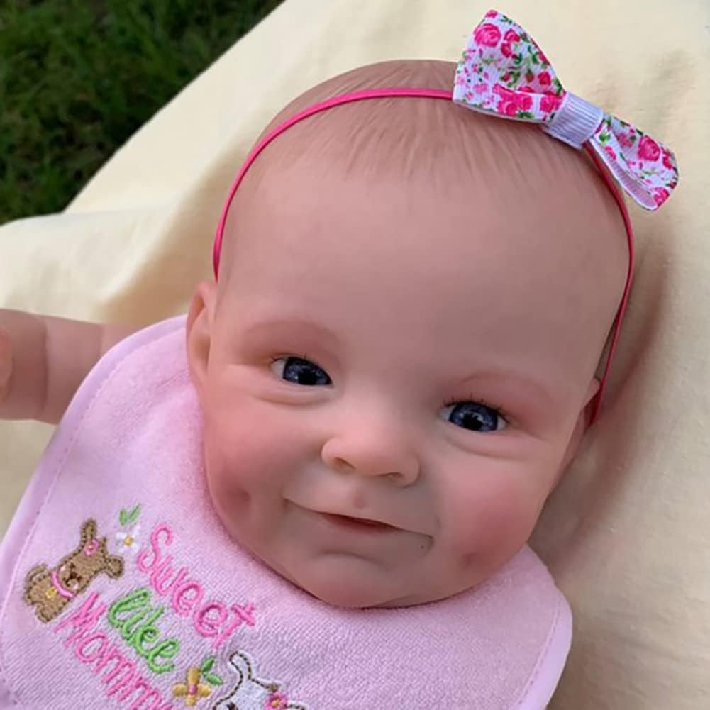 LONIAN Reborn Baby Dolls 22 Inch Soft Silicone Dolls Real Looking Babies Realistic Newborn Baby Doll Life Size Dolls for Children (Brown Eyes)