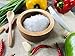 jalz jalz Large Wood Salt Box with Spoon Spice Salt Container Solid Natural Acacia Base White Marble Lid Elegant Design Decorative Box Bowl Big Capacity Salt Cellar Spice Cellar