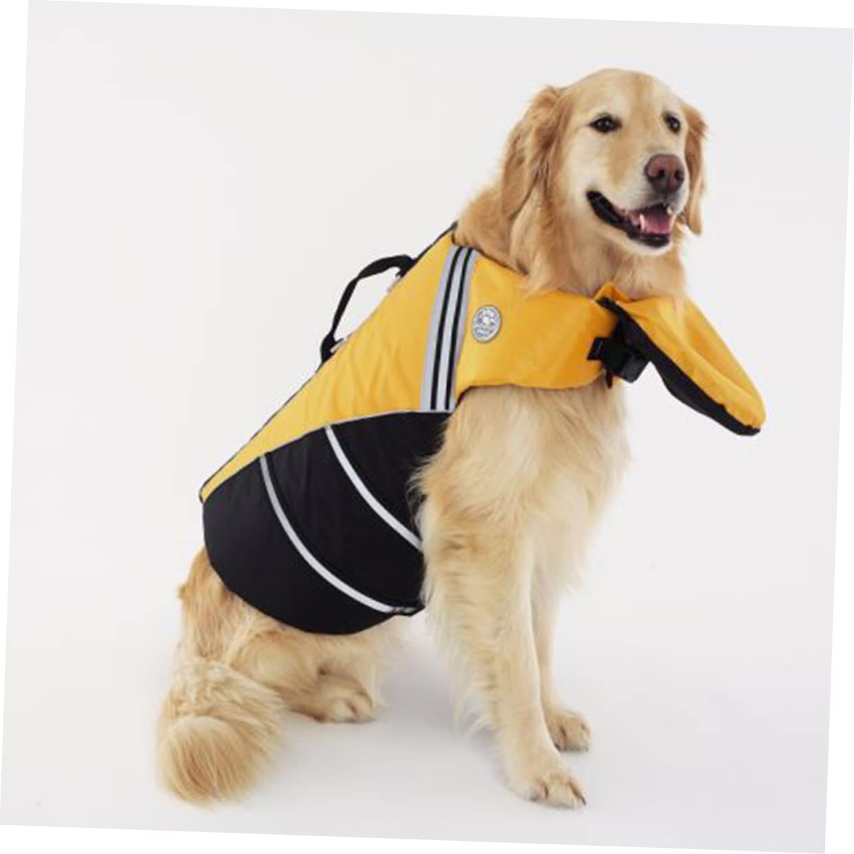 Levemolo Djustable Dog Comfortable Buoyant Pet Life Vest Handles for Beach Safety Size Xs