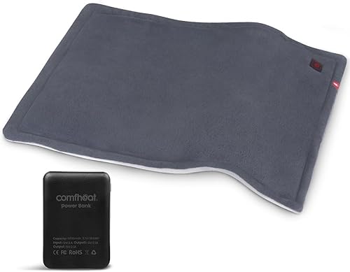 Miniatura 11 de Almohadilla térmica USB, almohadillas de viaje calentadas de 5 V, 3 ajustes de calor y apagado automático, terapia caliente para aliviar el dolor y