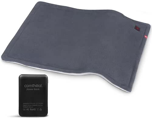 Portable Heating Pad with 5000mAh Battery Powered, 1.7LB Weighted Heat