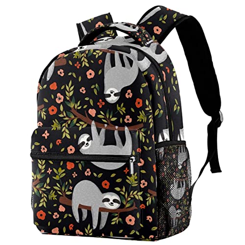 Sac à dos de voyage zèbre noir et blanc taille medium porte-bouteille