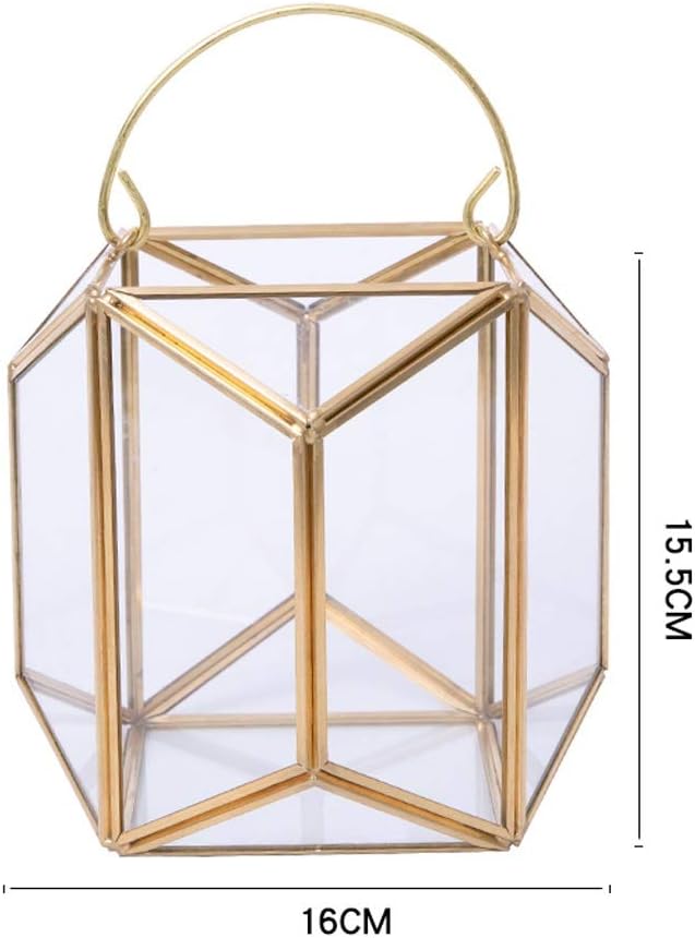 Retro Candlestick Copper Candlestick Holder Ornaments Nordic Candlestick Style Lamp Garden Wedding Decoration Storage Box Aromatherapy Candlestick (Size: 11.5 x 10cm) (11.5 x 10cm) image 3