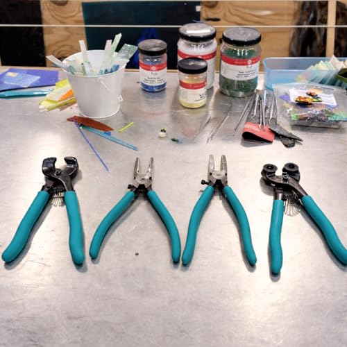 Image of Professional Glass and Mosaic Nipper, Perfect for Stained, Mosaic and Fused Glass Projects. Craft Beauty