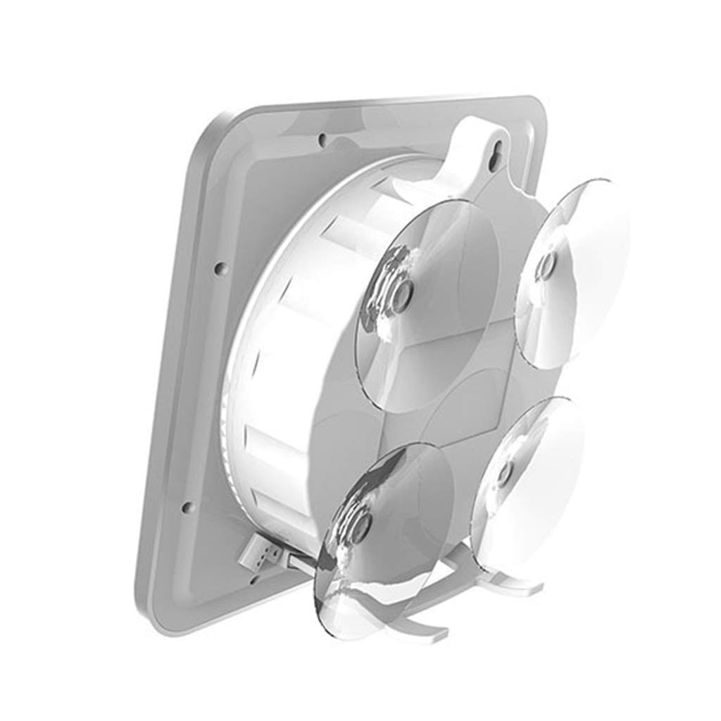 Reloj de pared digital para cuarto de baño (resistente al agua, termómetro, indicador de tiempo de humedad)