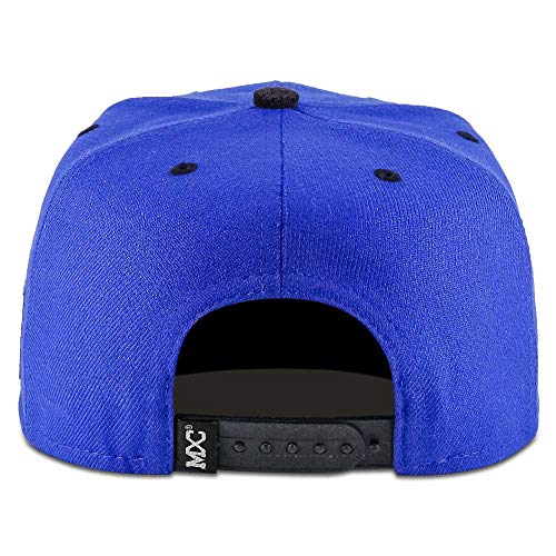 Boné MXC BRASIL Aba Reta Snapback Ajustável Radical Tamanho:Único;Cor:Azul