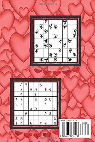 Miniatura 2 de Sudoku Love for lovers special gift idea for lovers and for women & girlfriend & wife, personalized book with 60 Love Sudokus including solutions