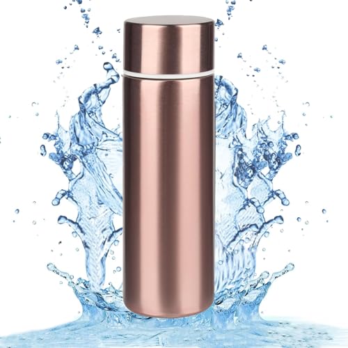 Termo Pequeño, 150ml, Termo Acero Inoxidable, Cantimplora Termica Reutilizable- Fácil de llevar, Water Bottle con Pared Doble Aislamiento, para Gimna, Viajes, Trabajo, Exterior, Escuela