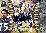 Sports Memorabilia Autograph Warehouse 244478 Jonathan Ogden Autographed Football Card - Baltimore Ravens, Hall of Fame 1998 Pacific Omega - No. 21