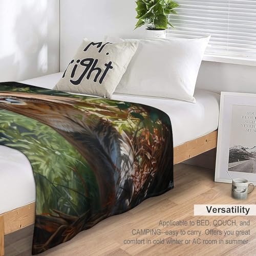 Couvertures lit en flannel contre les frissons du soir à la maison - 7