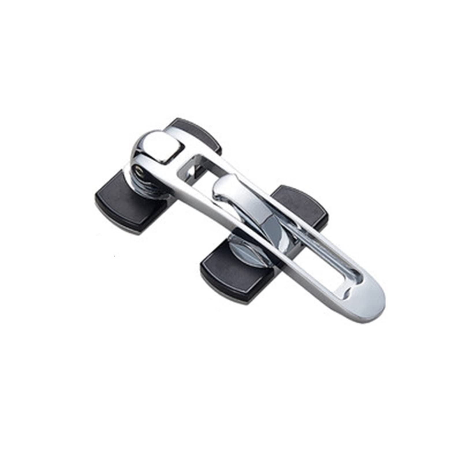Chaîne de sécurité en acier inoxydable pour porte – Grand loquet antivol avec vis pour la maison, l'hôtel de sécurité – Entrebâilleur de porte