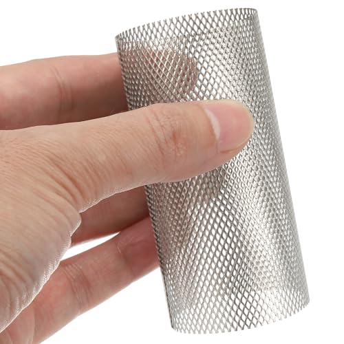 Image of PATIKIL 2 Pcs 40mm OD Strainer Mesh, 80mm H Screen Y Shaped Strainer Filter Valve Mesh Screen 304 Stainless Steel Strainer Mesh for Debris Pump Water Oil Separation