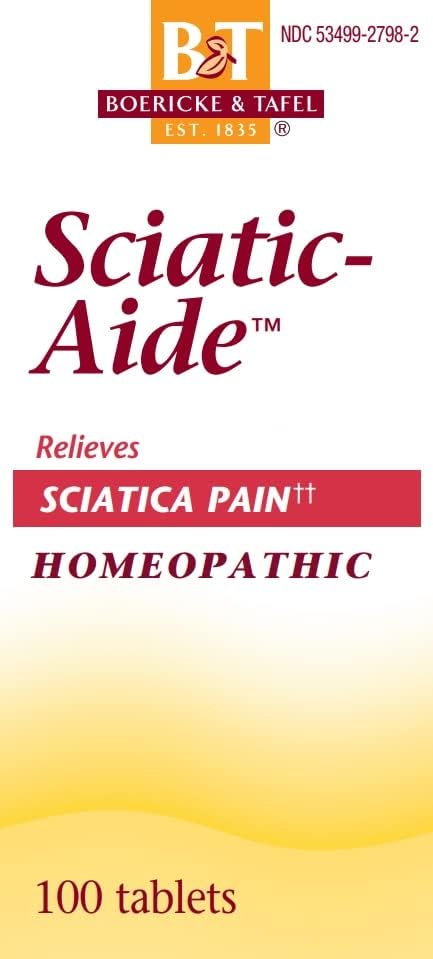 Boericke & Tafel Sciatic-Aide Relieves Sciatica Pain†† Homepathic (Nature's Way Brands)