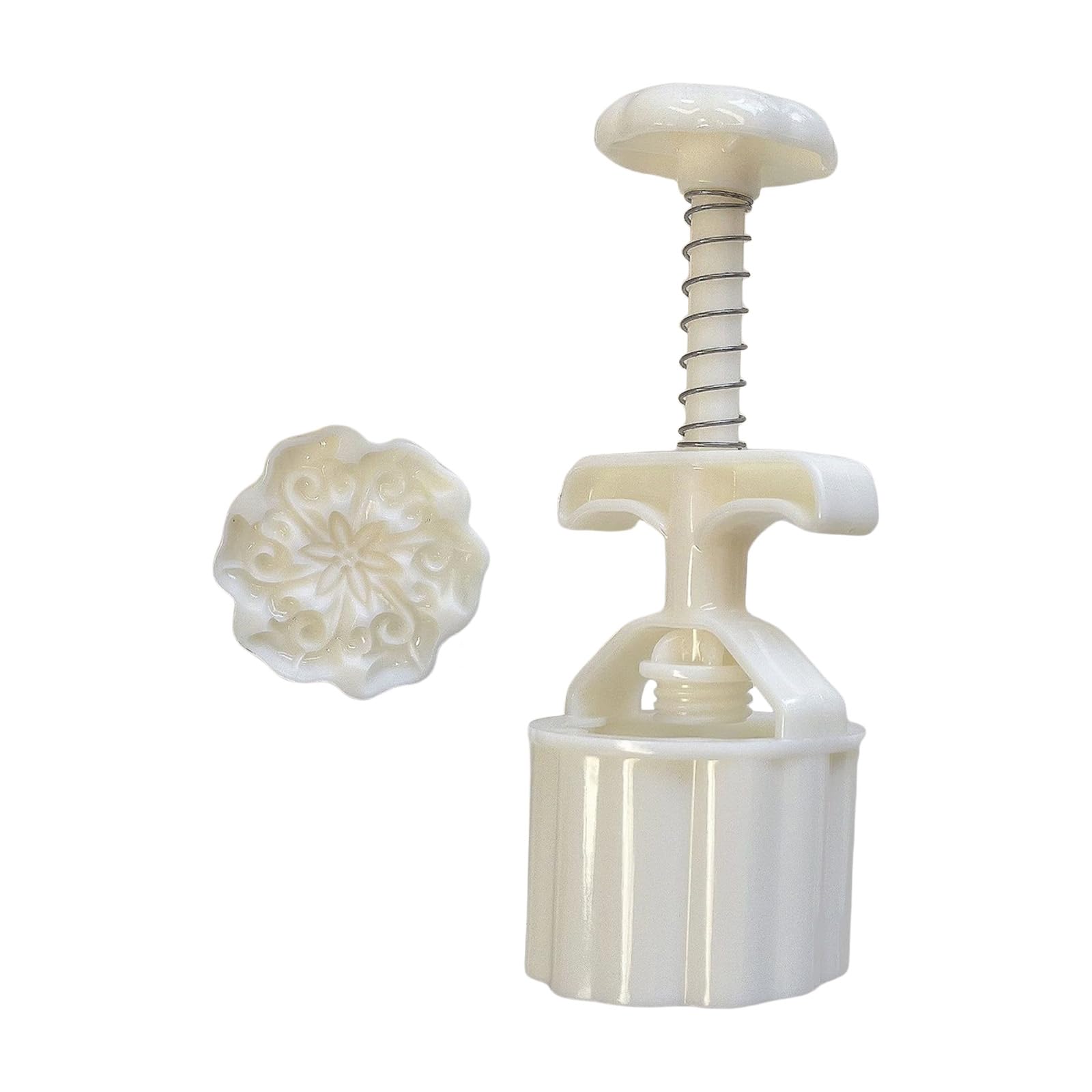 Tsophreniq Pattern Desserts Press Molds Cookie Stamp Chinese MidAutumn Desserts Maker Decorating Tool for Making Stamp and Cutter Press for Baking Wedding