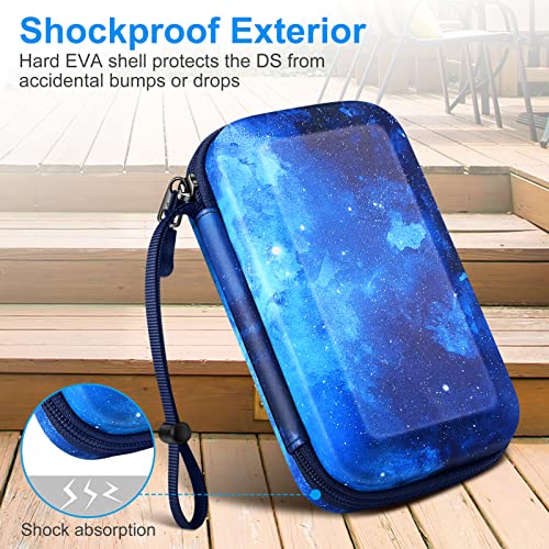 Image of Fintie Carrying Case for Nintendo New 2DS XL LL /New 3DS / 2DS / 3DS XL LL, Protective Hard Shell Portable Travel Cover Pouch with Game Card Slots & Inner Pocket, Starry Sky