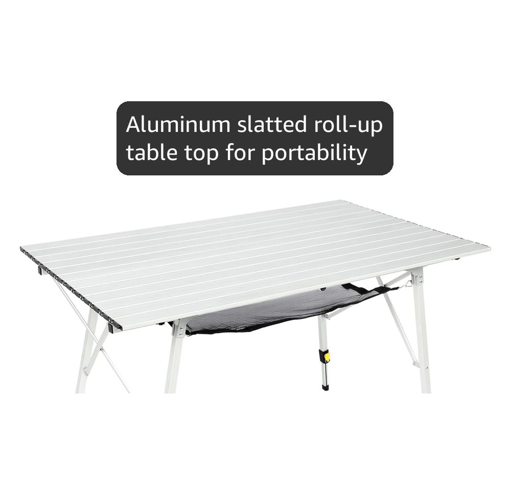 Table De Camping Pliante - 4 Tabourets - 4 à 6 Personnes