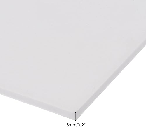 Miniatura 3 de uxcell Hojas blancas de espuma EVA de 10 x 10 pulgadas, 0.197 in de grosor para manualidades y proyectos de bricolaje, 4 unidades