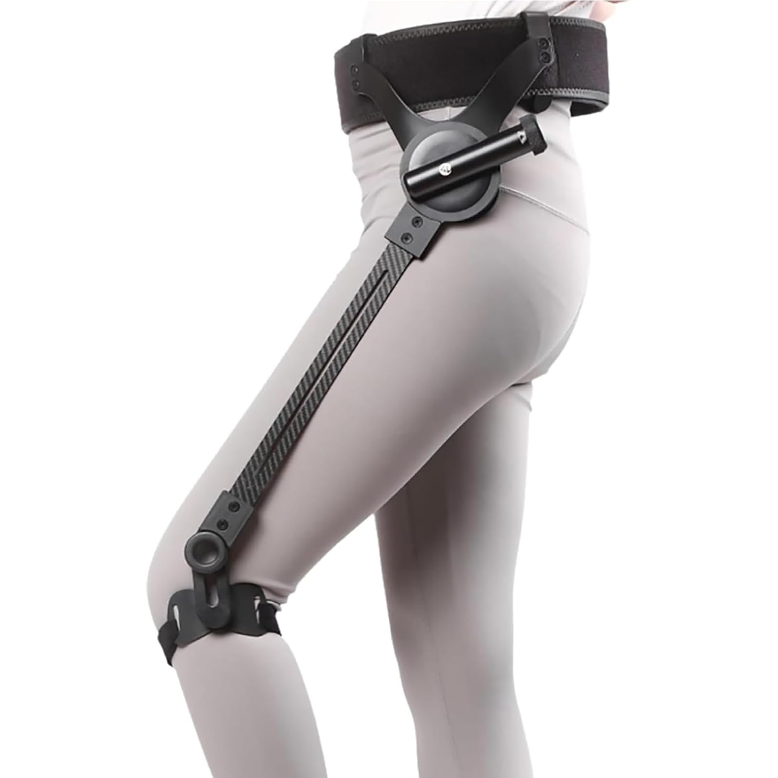 Exo Skeleton Legs to Help Walk, Bionic Exoskeleton Leg, Hiking and Climbing Stairs Assist, 3 Level Adjustable Strength, for Adults Elderly, Walking Assistance Device (Left Leg, S)