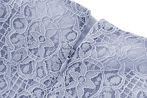 Image of Toddler Girls Lace Tulle Dress Baby Girl Elegant Flutter Sleeve Party Princess Dresses