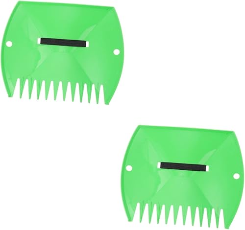 GANAZONO 2pcs Leaf rake Leaves Rake Garden rakes Horticultural Rake Leaf Scoops and Earth Breeze Leaf Scoops Rake Mulch for Landscaping Leaf Bags