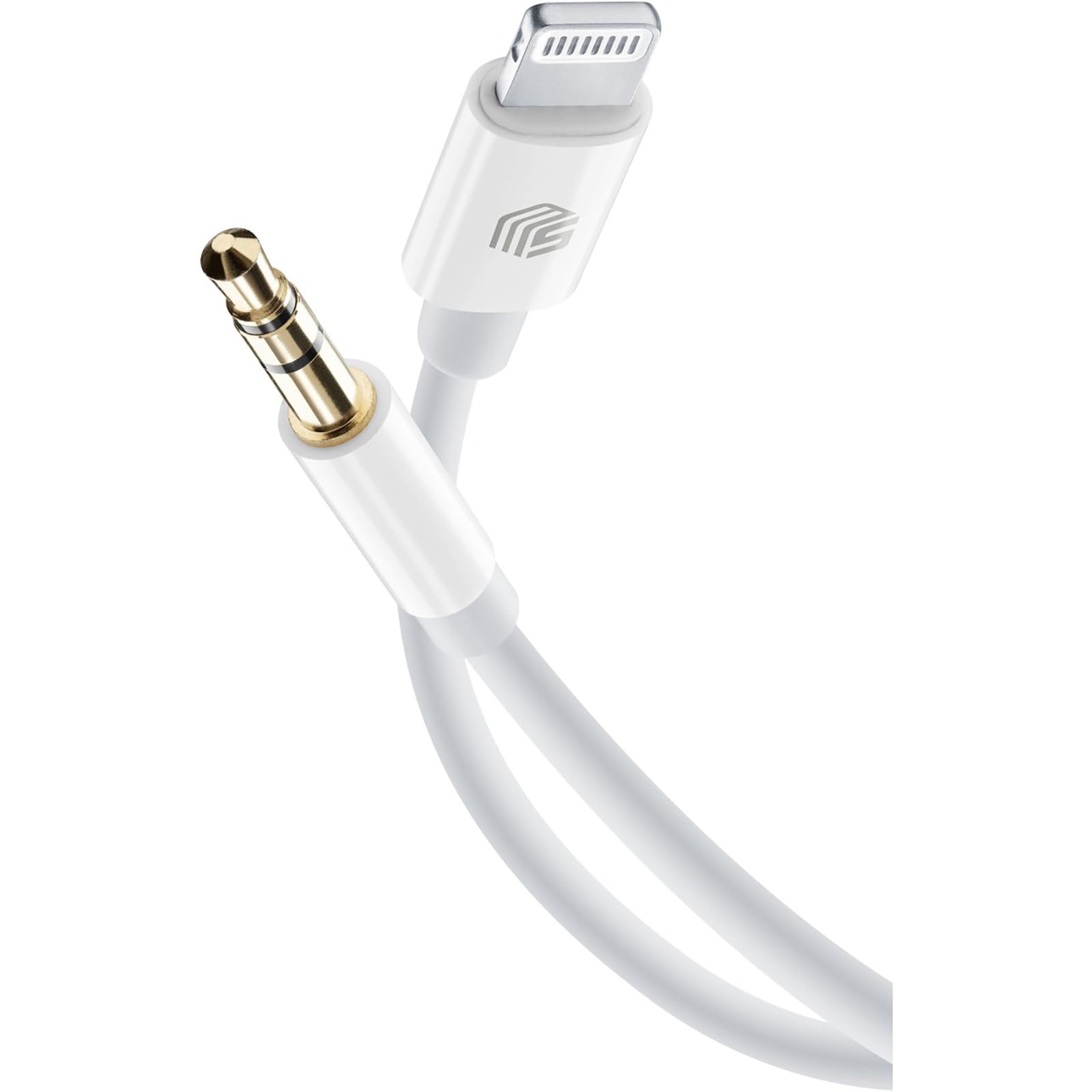 Music Sound | Cavo Audio Aux Con Connettore Lightning Mfi E Jack 3.5 - Bianco - 4