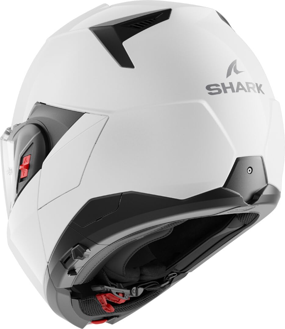 SHARK, Casque Moto Modulable OXO Blank Pearly White W05