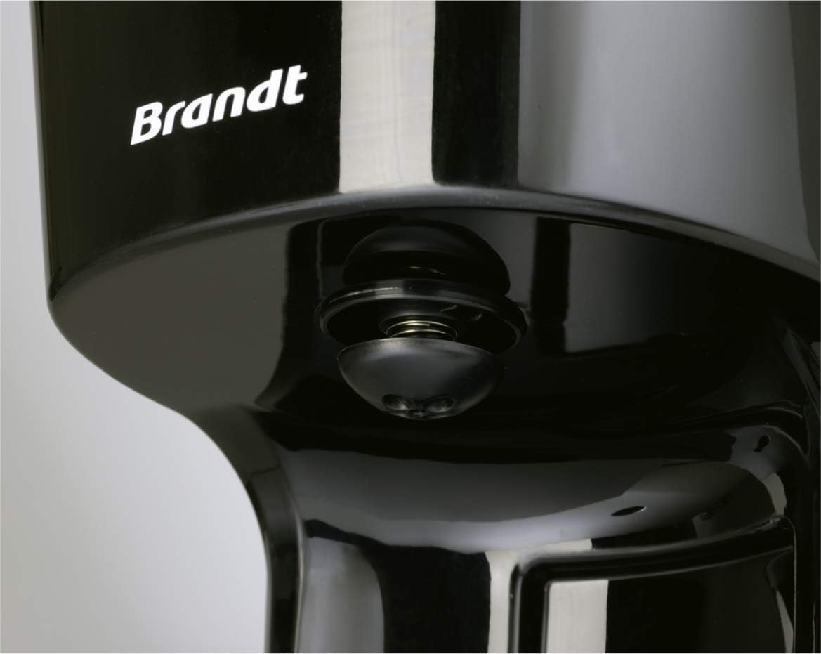 Brandt CAF1318 - Macchina per il caffè in acciaio Inox, 28,8 x 18,6 x 35 cm, colore: nero
