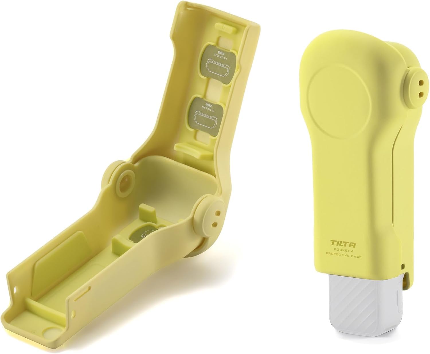 Tilta Pocket 4/3 Schutzhülle, Bietet Platz für 3 Standardfilter, Stoßfest, Robuste Hülle, Speziell für DJI Osmo Pocket 4/3 Zubehör, Hardcase mit Safe-Lock, Leicht zu öffnen, Grün TA-T96-PTC-LG