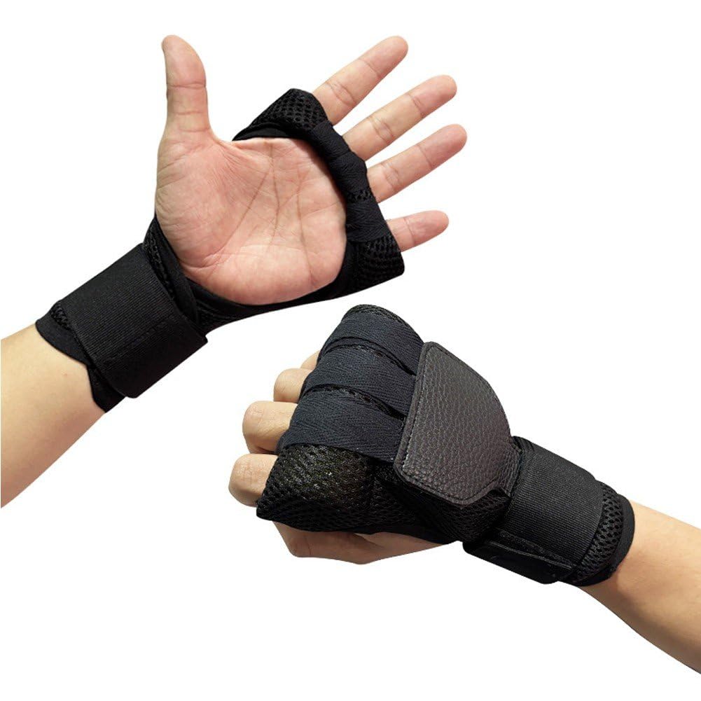 Trening bokserski na pół palca, bandaż ochronny do dłoni, idealny do treningu bokserskiego Muay Thai MMA.