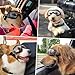 NAMSAN Sonnenbrillen für Hunde Einstellbar Hundebrille Wasserdicht Winddicht UV-Schutz Brille Hund für Mittel/Gross Hunde-Klar