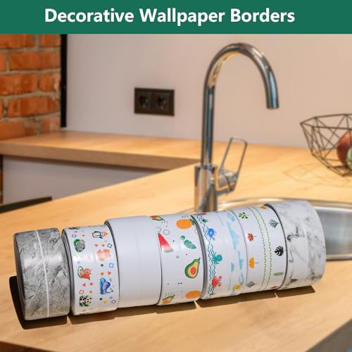 Image of Caulk Tape, Sealing Strip for Bath and Kitchen - 2 Rolls PVC Self Adhesive Waterproof Covering Strips to Seal Edges of Bathtub or Sink (4)