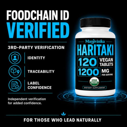 Manjivinika Organic Haritaki Tablets