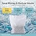 Invigorated Water pH ON-The-GO Alkaline Water Filter Pouch- Portable Alkaline Water Filtration System for Your Bottle, Pitcher, Jug, Container - High pH Water - Long-Life 105 Gallon/400 Litre (1-Pack)