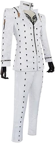 Miniatura 3 de Weixu Disfraz de cosplay de viento dorado, traje de punto negro, uniforme de Halloween para mujeres y hombres