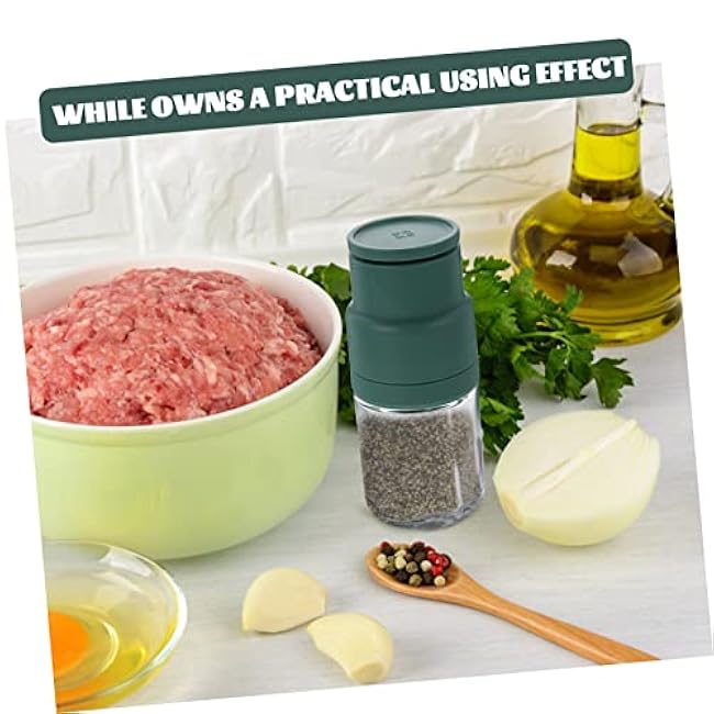 Portable Manual Pepper Grinder Coarseness Salt Mill for Seasoning Spice High Grade Grinding Core for Pepper Sea Salt Cumin and More Kitchen Tool