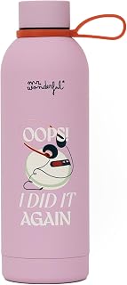 Mr. Wonderful Thermosflasche 550 ml – Oops! I Did It Again – Edelstahl
